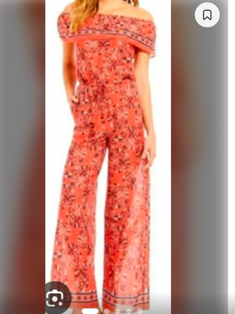 Chelsea & Violet ruffled off-the-shoulder neckline